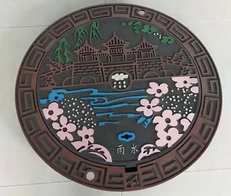 藝術井蓋圖片大全