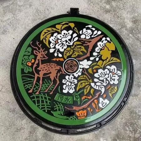 日本藝術井蓋